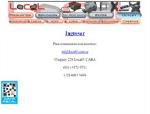 Tablet Screenshot of local9.com.ar